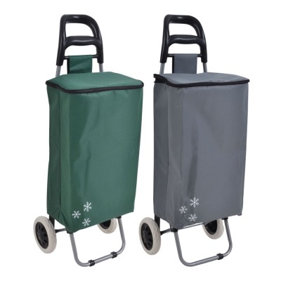 ΚΑΡΟΤΣΙ ΛΑΪΚΗΣ ΜΕΤΑΛΛΙΚΟ ΜΕ ΙΣΟΘΕΡΜΙΚΗ ΤΣΑΝΤΑ 32lt 35x28x92εκ. ANKOR