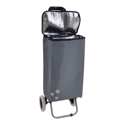 ΚΑΡΟΤΣΙ ΛΑΪΚΗΣ ΜΕΤΑΛΛΙΚΟ ΜΕ ΙΣΟΘΕΡΜΙΚΗ ΤΣΑΝΤΑ 32lt 35x28x92εκ. ANKOR