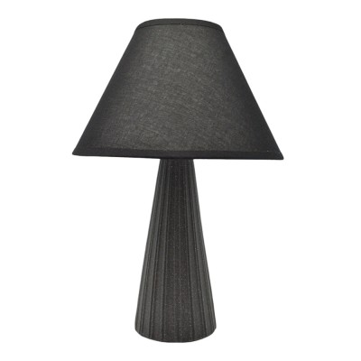 ΠΟΡΤΑΤΙΦ ΚΕΡΑΜΙΚΟ ΜΑΥΡΟ ΣΑΓΡΕ ΜΕ ΜΑΥΡΟ ΚΑΠΕΛΟ 24x10x35εκ. Ε14/ΜΑΧ 40W ANKOR