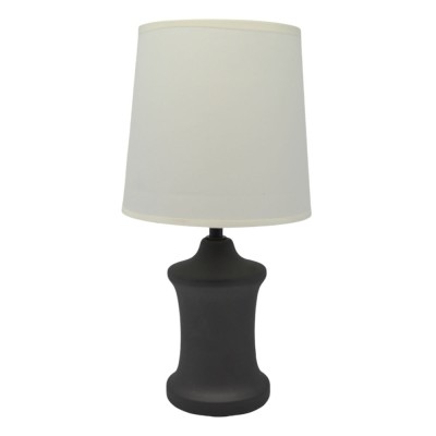 ΠΟΡΤΑΤΙΦ ΚΕΡΑΜΙΚΟ ΜΑΥΡΟ ΜΕ ΕΚΡΟΥ ΚΑΠΕΛΟ 17x9,5x34εκ. Ε14/ΜΑΧ 40W ANKOR