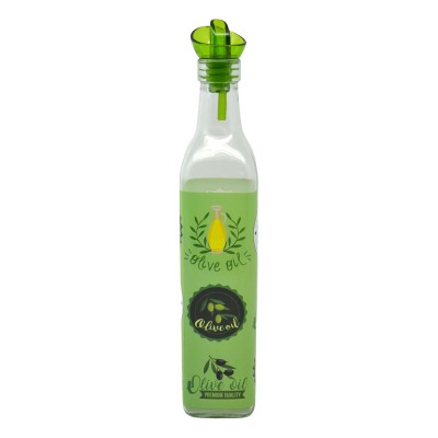 ΣΕΤ 6 ΓΥΑΛΙΝΑ ΜΠΟΥΚΑΛΙΑ ΛΑΔΙΟΥ 0,5lt ΜΕ ΣΤΟΜΙΟ ΡΟΗΣ ANKOR